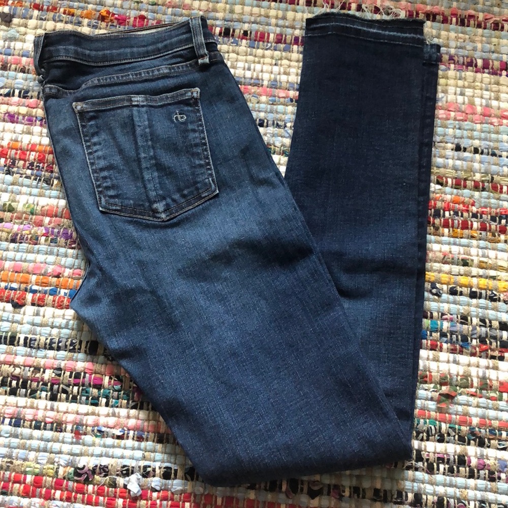 Rag & Bone Skinny Jean w/frayed hem-sz 29